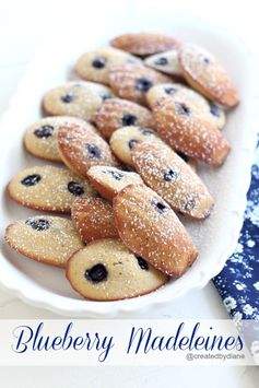 Blueberry Madeleines