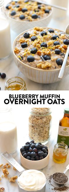 Blueberry Muffin Overnight Oats