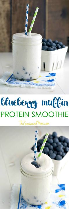 Blueberry Muffin Protein Smoothie