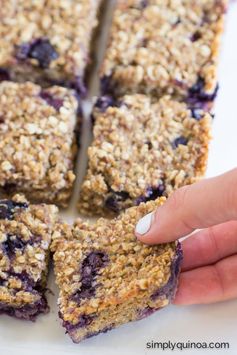 Blueberry Quinoa Breakfast Bars