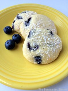 Blueberry Sour Cream Drop Cookies