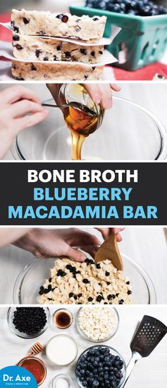 Bone Broth Protein Blueberry Macadamia Bar