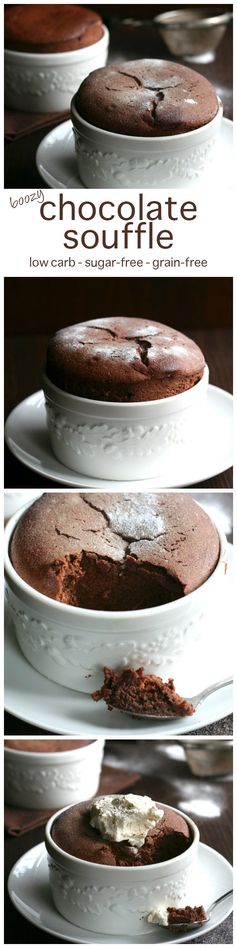 Boozy Chocolate Souffle