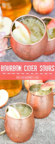 Bourbon Cider Sours