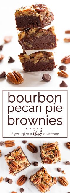 Bourbon Pecan Pie Brownies