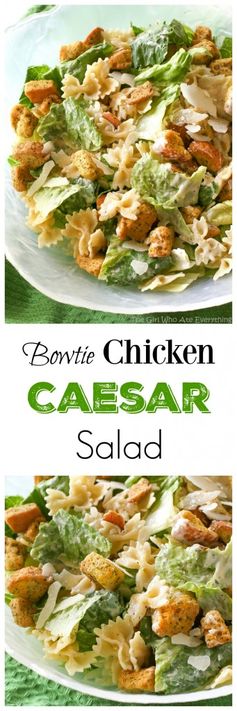 Bowtie Chicken Caesar Salad