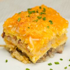 Breakfast Hash Brown Lasagna