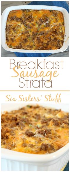 Breakfast Sausage Strata