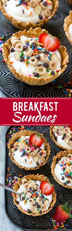 Breakfast Sundaes