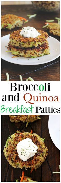 Broccoli and Quinoa Breakfast Patties