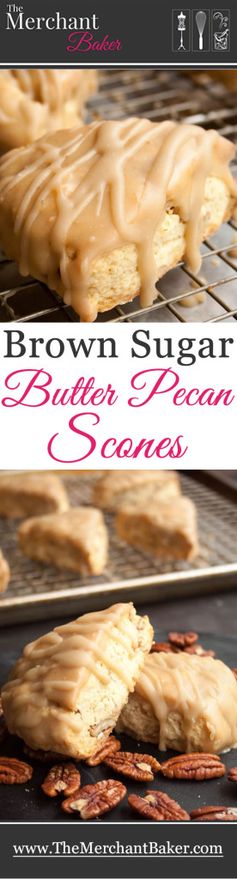 Brown Sugar Butter Pecan Scones