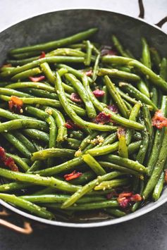 Brown Sugar Green Beans with Bacon