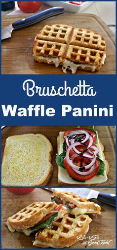 Bruschetta Waffle Panini