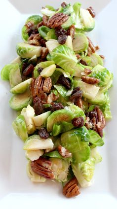 Brussel Sprout Salad with Dijon Mustard Dressing