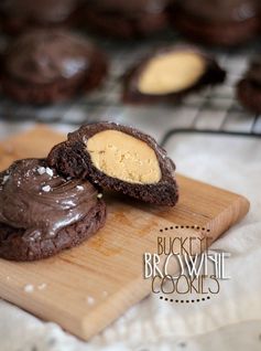 Buckeye Brownie Cookies