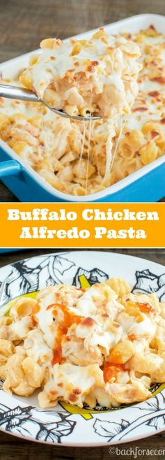 Buffalo Chicken Alfredo Bake