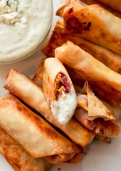 Buffalo Chicken Egg Rolls