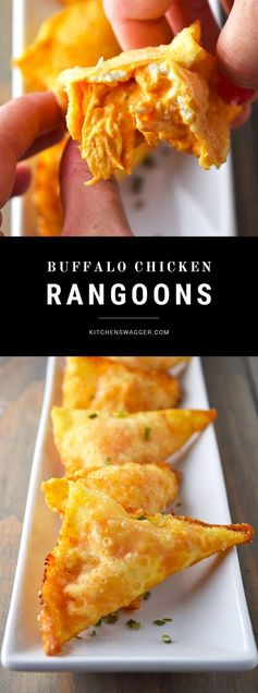 Buffalo Chicken Rangoons