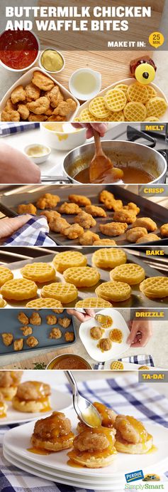 Buttermilk Chicken And Waffle Bites