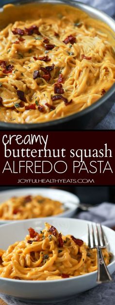 Butternut Squash Alfredo Pasta