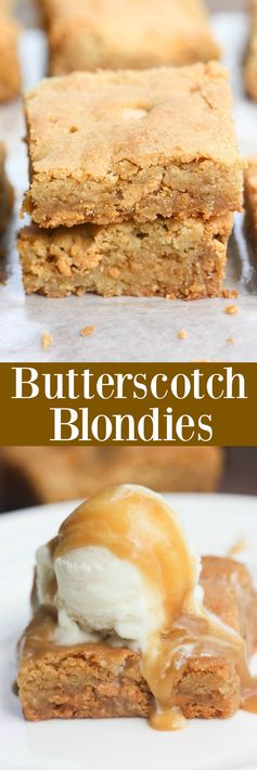 Butterscotch Blondies