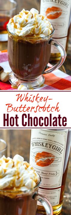 Butterscotch Whiskey Hot Chocolate