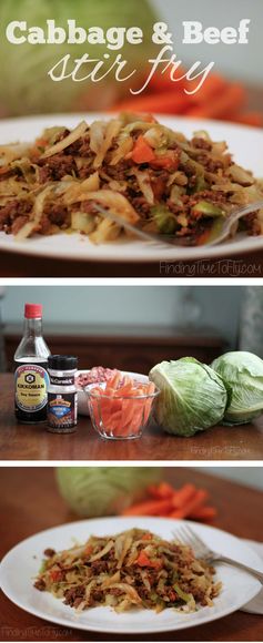 Cabbage and Beef Stir Fry