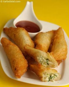 Cabbage and Paneer Rolls