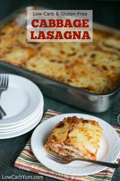 Cabbage Lasagna - Low Carb and Gluten Free
