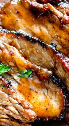 Cajun Steak with Apricot Orange Glaze