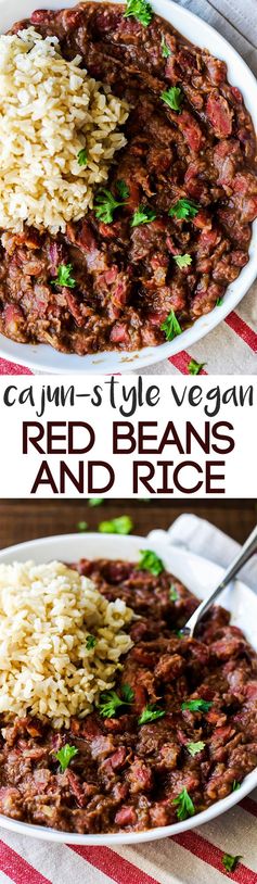 Cajun-Style Vegan Red Beans and Rice