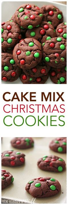 Cake Mix Christmas Cookies