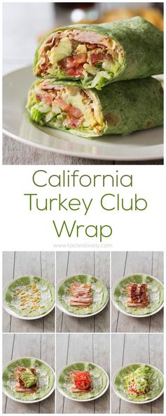 California Turkey Club Wrap