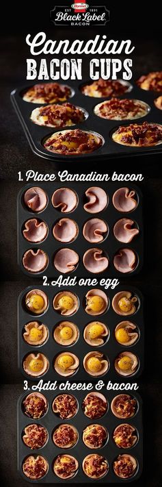 Canadian Bacon-Egg Cups