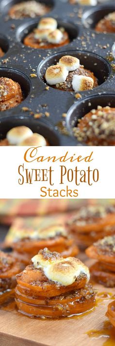 Candied Sweet Potato Stacks