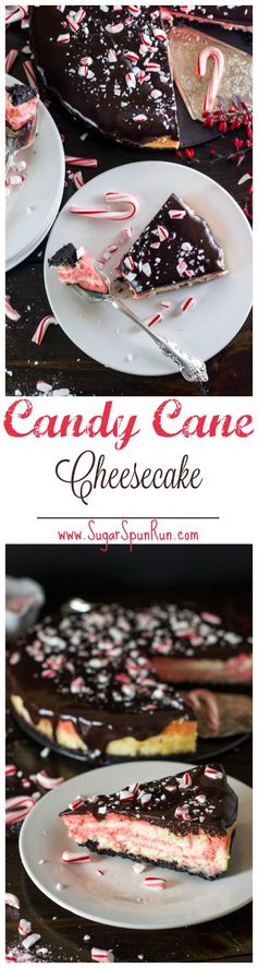 Candy Cane Cheesecake