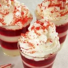 Candy Cane Jello Shots