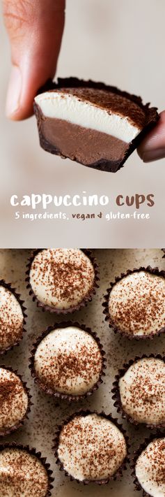 Cappuccino vegan cups