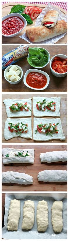 Caprese Calzones