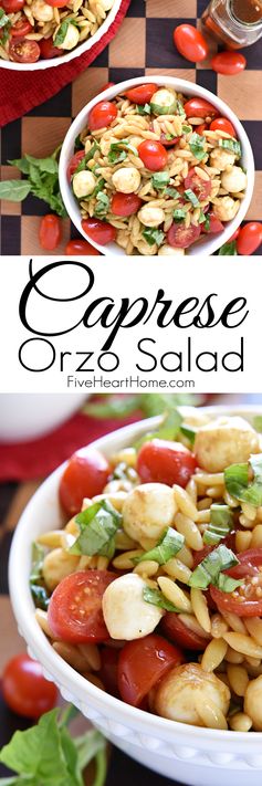 Caprese Orzo Salad