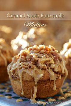 Caramel Apple Buttermilk Muffins