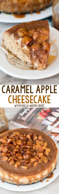 Caramel Apple Cheesecake