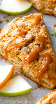 Caramel Apple Cinnamon Scones