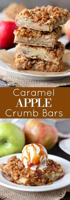 Caramel Apple Crumb Bars