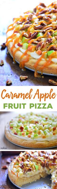 Caramel Apple Fruit Pizza