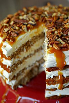 Caramel Apple Mousse Cake