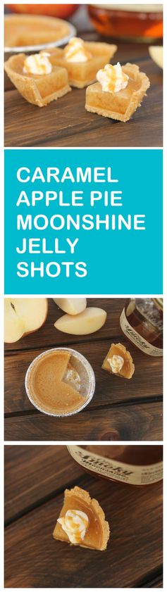 Caramel Apple Pie Moonshine Jello Shots