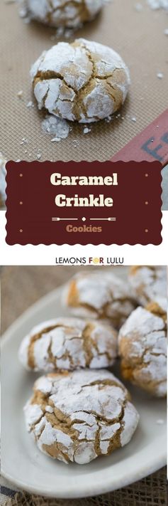 Caramel Crinkle Cookies