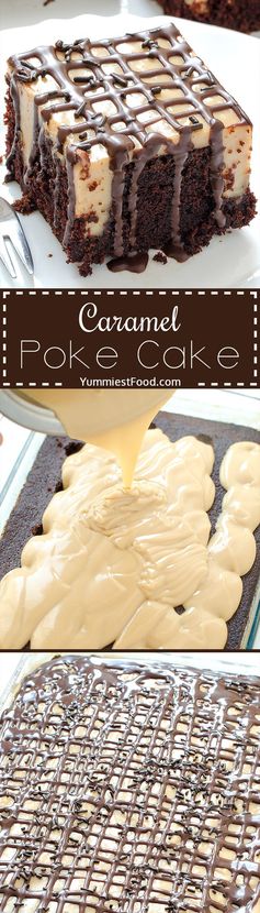 Caramel Poke Cake