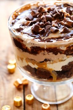 Caramel ROLO® Brownie Trifle